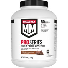 Muscle Milk Pro Series Protein Powder Supplement, Knockout Chocolate, 5 Pounds