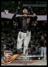 2018 Topps Update #US57 Ryder Jones Rookie Rainbow Foil San Francisco Giants