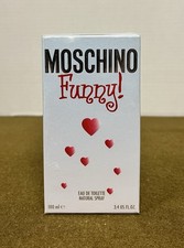 MOSCHINO FUNNY Perfume 3.4 oz / 100 ml EDT For Women New in Sealed Box
