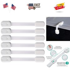 6 Pack Multi-Use Adhesive Straps Locks - Childproofing Baby Proofing Cabinet ...
