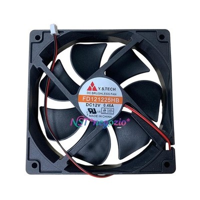 1 Pc. New FD121225HB Chassis Cooling Fan 12025 DC12V 0.46A 12CM 2Pin *cc