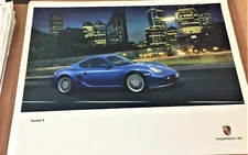 PORSCHE 987 Cayman S ORIGINAL FACTORY PRINT IMAGE 30"X40" NOT A REPRINT