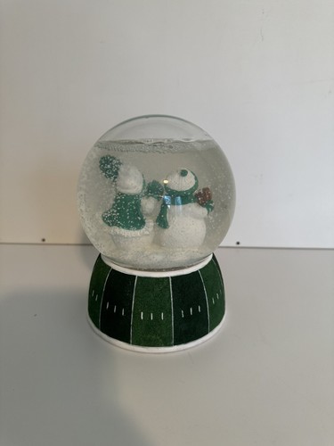 Michigan St University Christmas Snow globe Ridge Wood Collection Henry/Alice - Picture 4 of 6