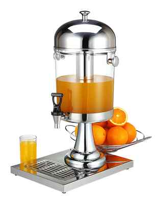 Hendi Wasserspender Saftspender Getränke Dispenser Edelstahl 8 Liter NEU