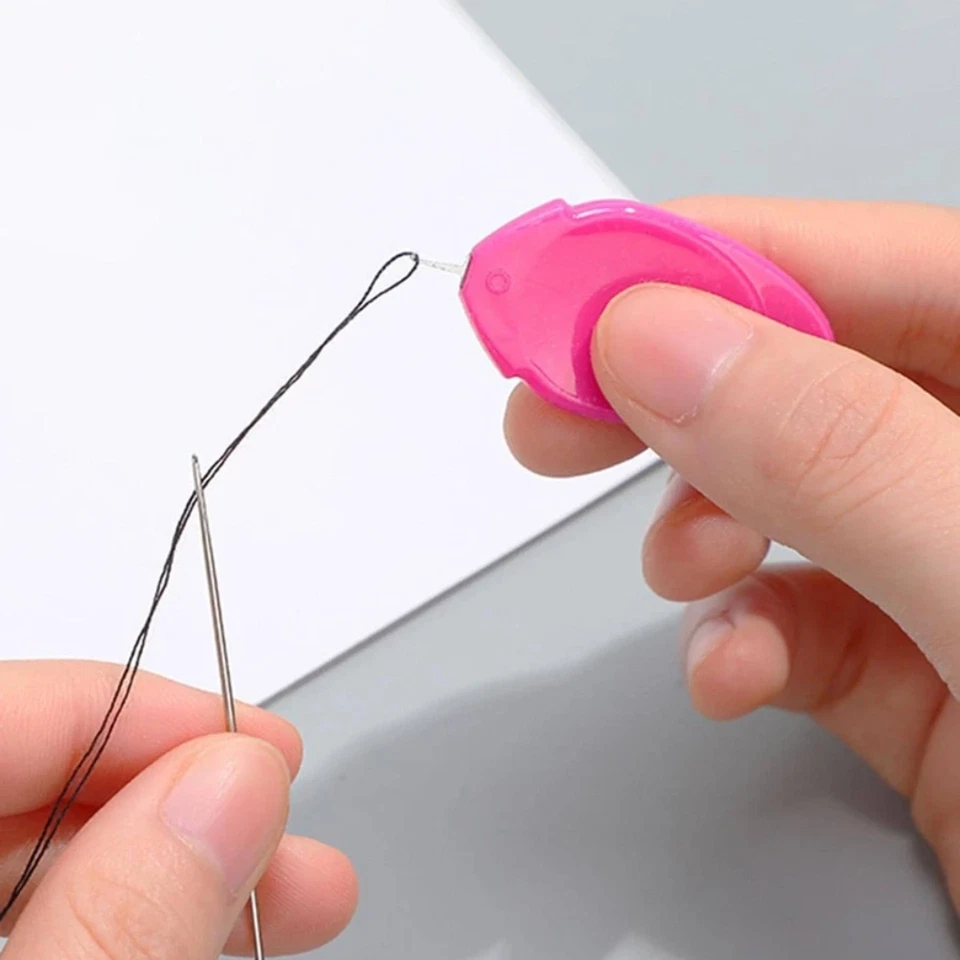 10Pcs Easy Needle Threader Mixed Color Elderly Inserter Tool Sewing Accessories - Image 3 of 4