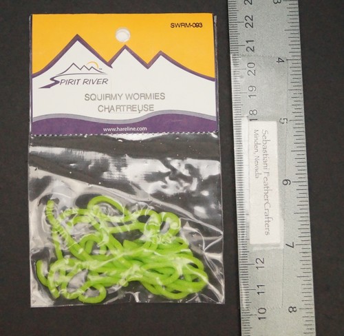 Spirit River Squirmy Wormies Packs $2.99@ Twelve Colors to Choose From - Bild 12 von 15