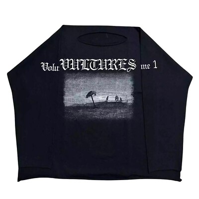 Yeezy Gosha Vultures Volume 1 Long Sleeve Black T-Shirt Yeezy Gosha Vultures Volume 1 Long Sleeve Black T-Shirt