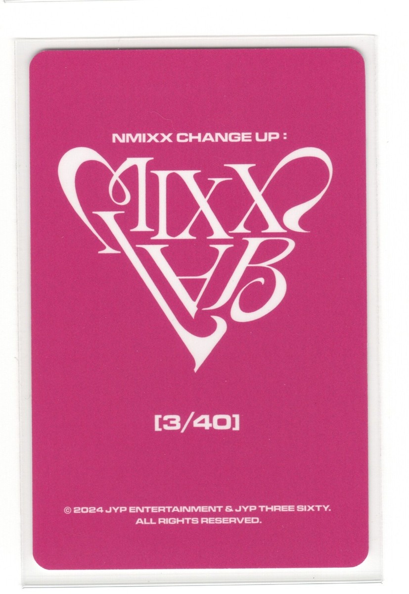 NMIXX Lily Photocard | CHANGE UP : MIXX LAB Trading Card 3 /40 | eBay