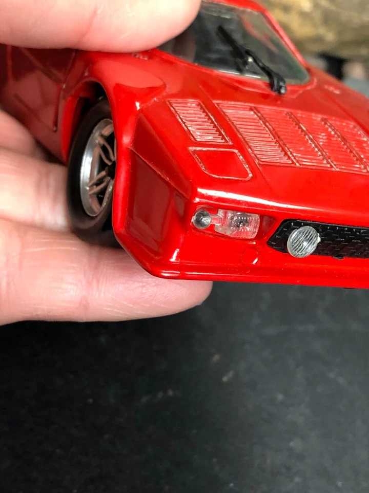 Imperfecto 1:25 Diecast Car Polistil S 32 Giocattoli LANCIA STRATOS ROJO COMO ESTÁ Foto 4 de 4