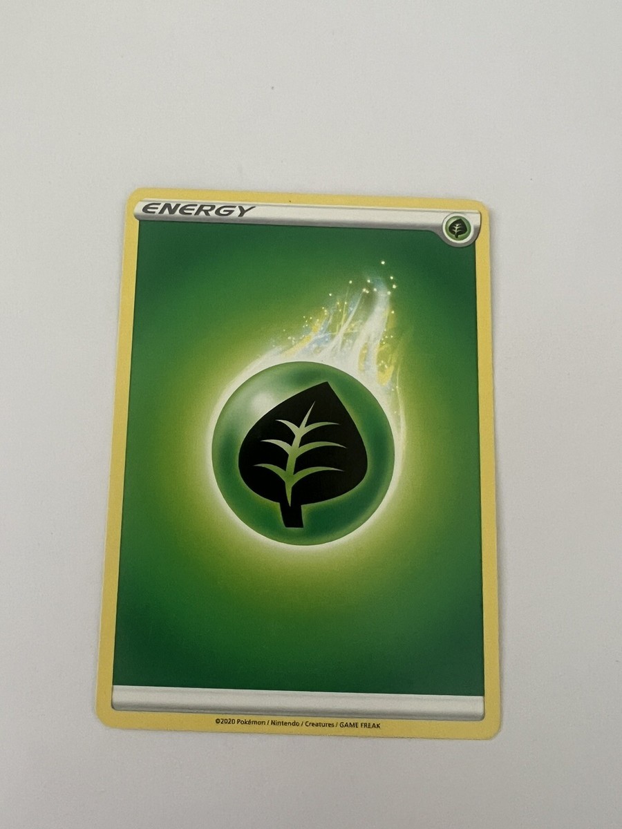 green energy pokemon card Basic Grass Vibrant Basic Energy Pokmon TCG Design Listed cards may have imperfections. Misprinted Grass Energy : r/PokemonMisprints