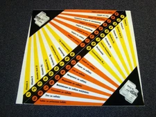 Circa 1960s Upjohn Vitamin Display 2 ½ Foot Poster