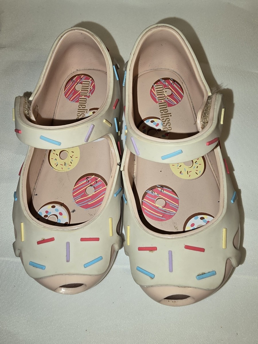 Minni Melissa Ultragirl Donut BB Mary Jane Girl Shoes size