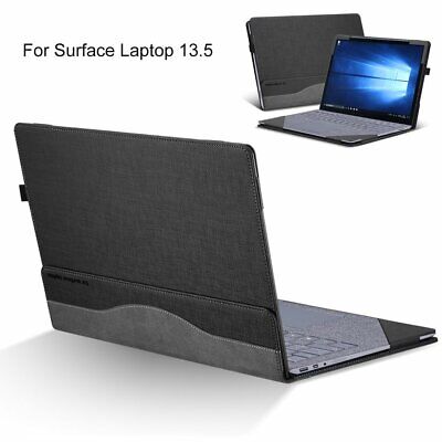 For Microsoft Surface Laptop 2 13 5 Inch Pu Leather Detachable Sleeve Case Cover Ebay