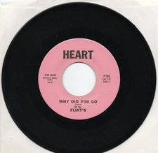 The  Flints   Why Did You Go  on Heart  Reissue  Doo Wop 45