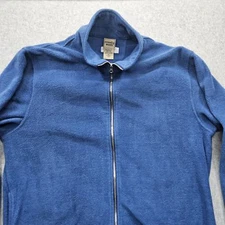 Scandia Woods Men's XL Blue Fleece Full Zip Jacket