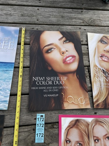 Lot Of 5 Authentic Victoria's Secret Posters Andrea Lima? Bra Pink Store Angels - Picture 4 of 10