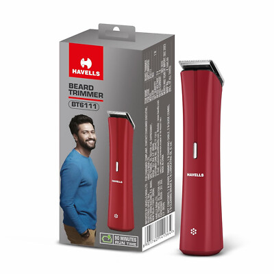 Havells Multipurpose Trimmer for Mens, Stainless Steel, Rechargeable,    BT6111,