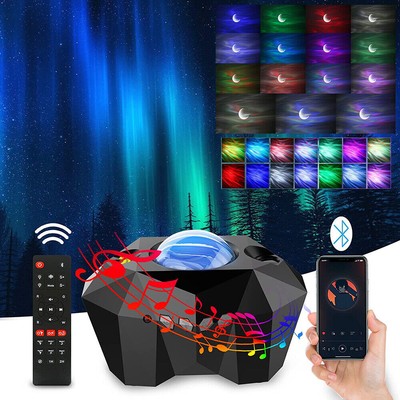 LED Galaxy Projektor Aurora Sternenhimmel Starry Mond Lampe Atmosphäre Light DE