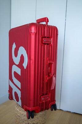 Supreme x RIMOWA Topas Multiwheel 82L RED | eBay Supreme x RIMOWA Topas Multiwheel 82L RED | eBay