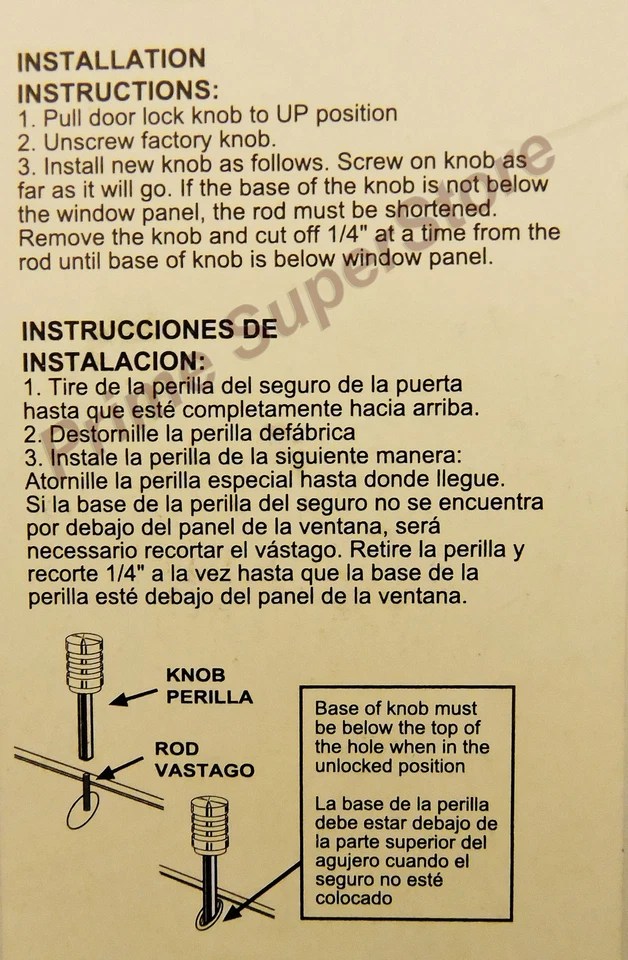 Nuevo Juego de Perillas de Cerradura de Puerta de Metal Billet Auto/Coche/Camión/SUV/RV Acabado Carbón 4 Foto 3 de 3