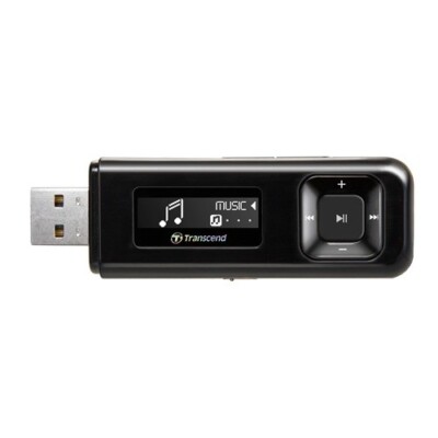 Transcend MP3 Player MP330 8GB TS8GMP330K Black 25g From Japan