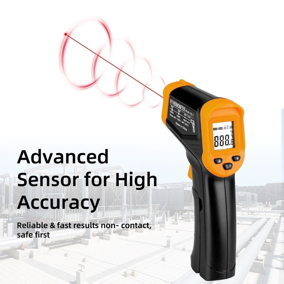 IR Infrared Laser Thermometer Temperature Gun Temp Measurement Meter