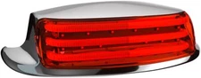 Custom Dynamics Chrome ProBeam Fender Tip Light w/Red Lens - PB-FT-TOUR-R-C
