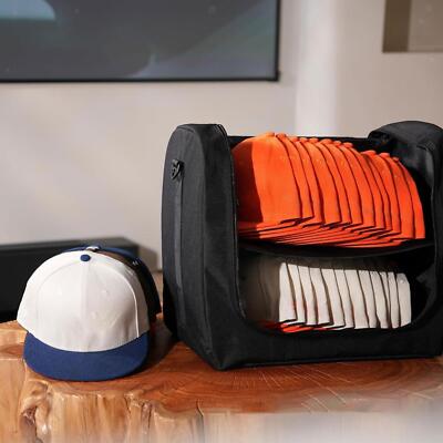 Hat Bag for Baseball Caps Portable Hat Carrier Holder for Travel Home Moving