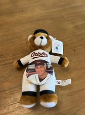 Baltimore Orioles Plush Bear GENUINE MLB MERCHANDISE Cal Ripkem button Twins