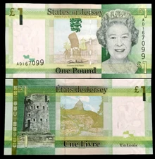 Jersey 1 Pound 2010 Banknote World Paper Money UNC Currency Bill Note