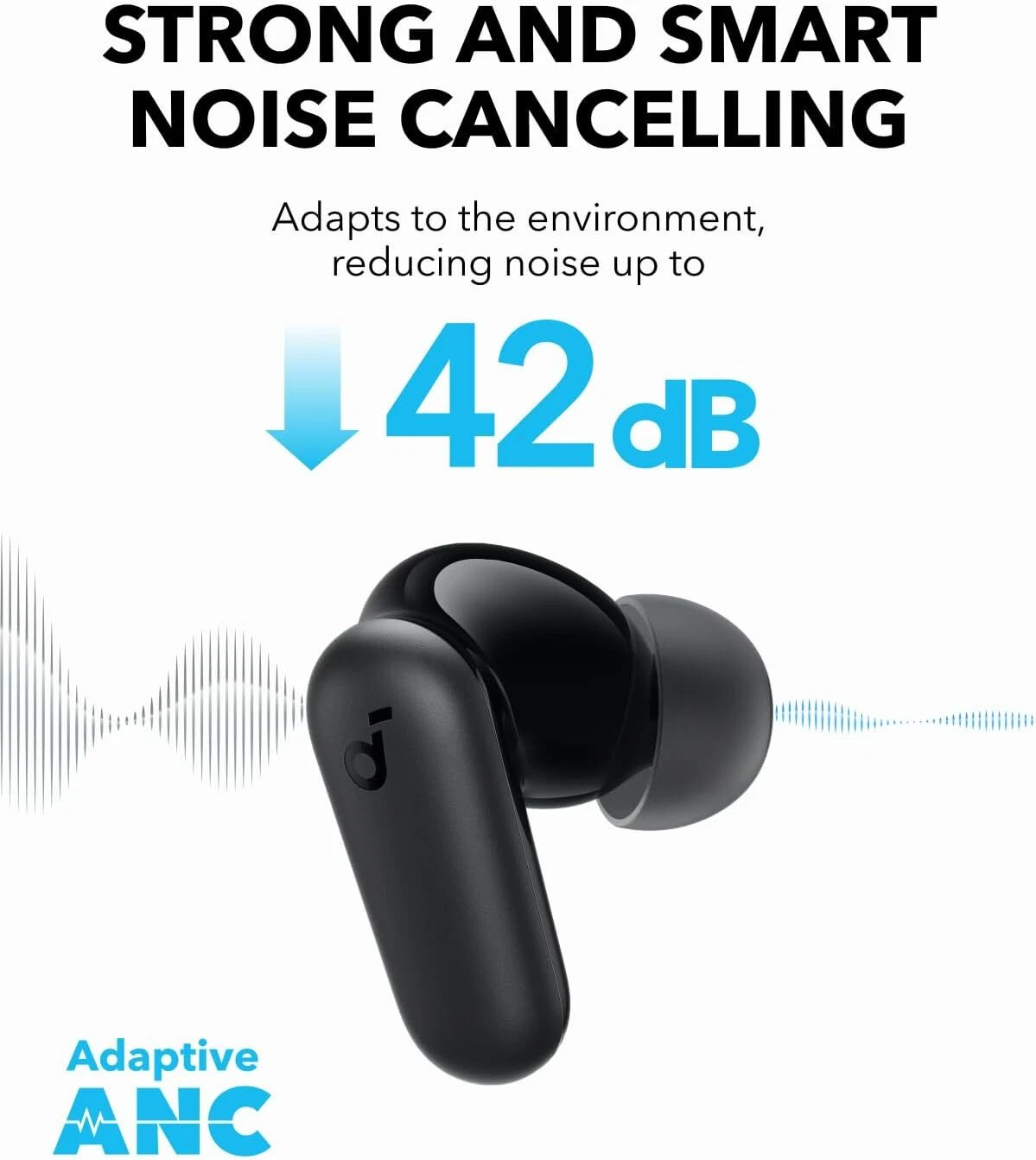 Soundcore P30i Wireless Earbuds Smart Noise Cancelling 2-in-1 Case & Phone Stand - product detail image 3