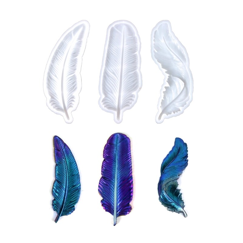 3 Pcs Silicone Molds Epoxy Resin Molds 3D Shape Molds Decoration