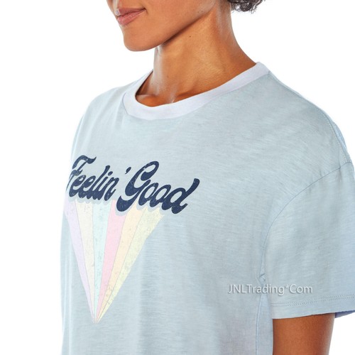 NWT WildFox Women Cute Soft Airy Slub Graphic Tee T-Shirt Summer Collection - Picture 17 of 17
