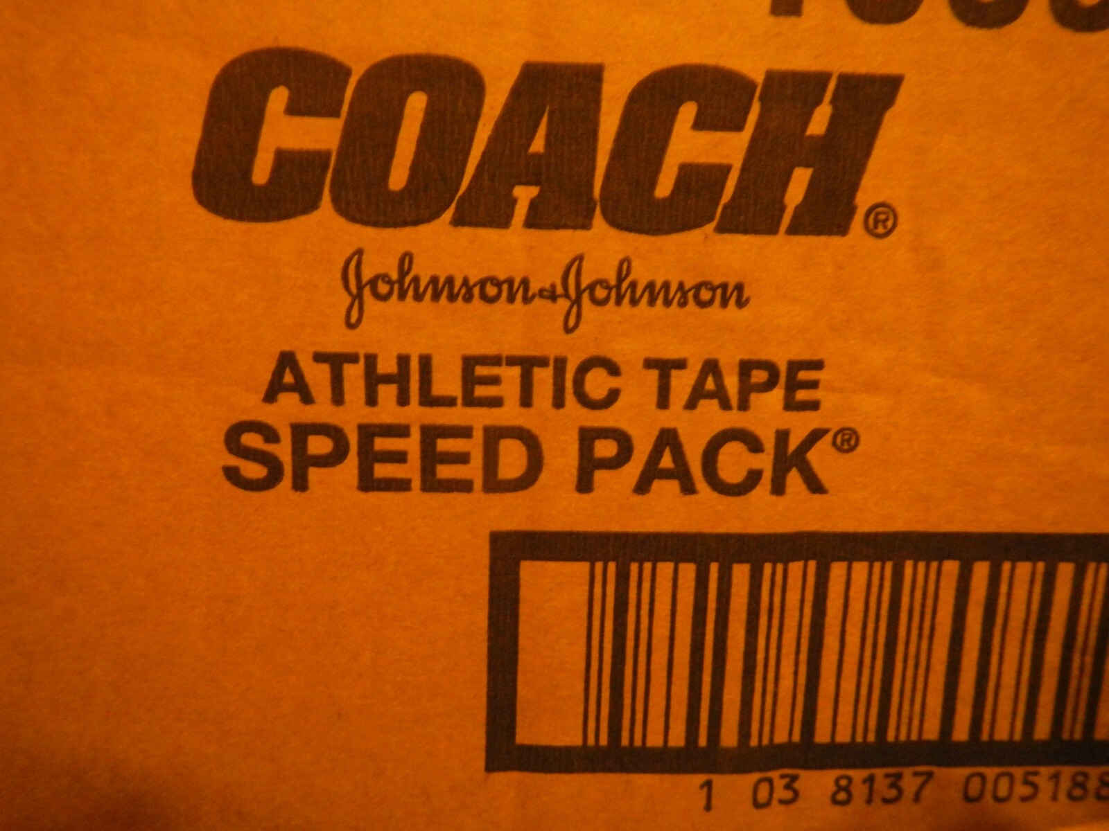 Johnson Johnson Coach Athletic Tape 1.5in x15 yrd 32 Rolls Case