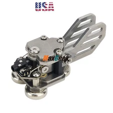 HamGeek Stainless Steel CW Morse Key Portable Paddle Key (Trade Edition)