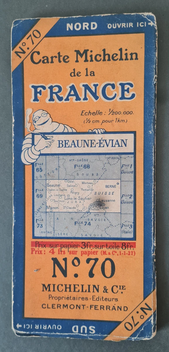LOT DE 2 anciennes cartes Michelin du début des années 1920 (19 et 32) EUR 10,00 - FR