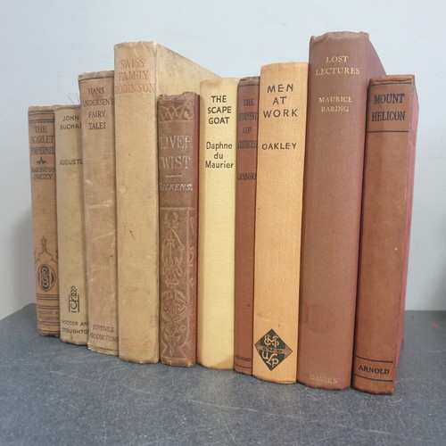 10 X NEUTRAL TONED Bundle of Distressed Vintage Antique Random Books Decor - Picture 2 of 2