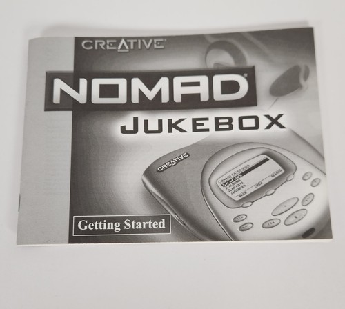 Creative Nomad Jukebox Digital Audio MP3 Player Original Instruction Manual - Picture 4 of 7