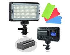 Luz de video LED, c mara port til Photo Light Panel Regulable para c mara DSLR