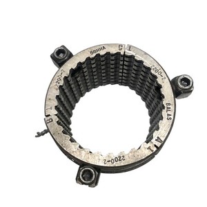 Balas 2-1/4W&S (Warner & Swasey) 3 Piece Collet Pads, Round Serrated, Size 2”