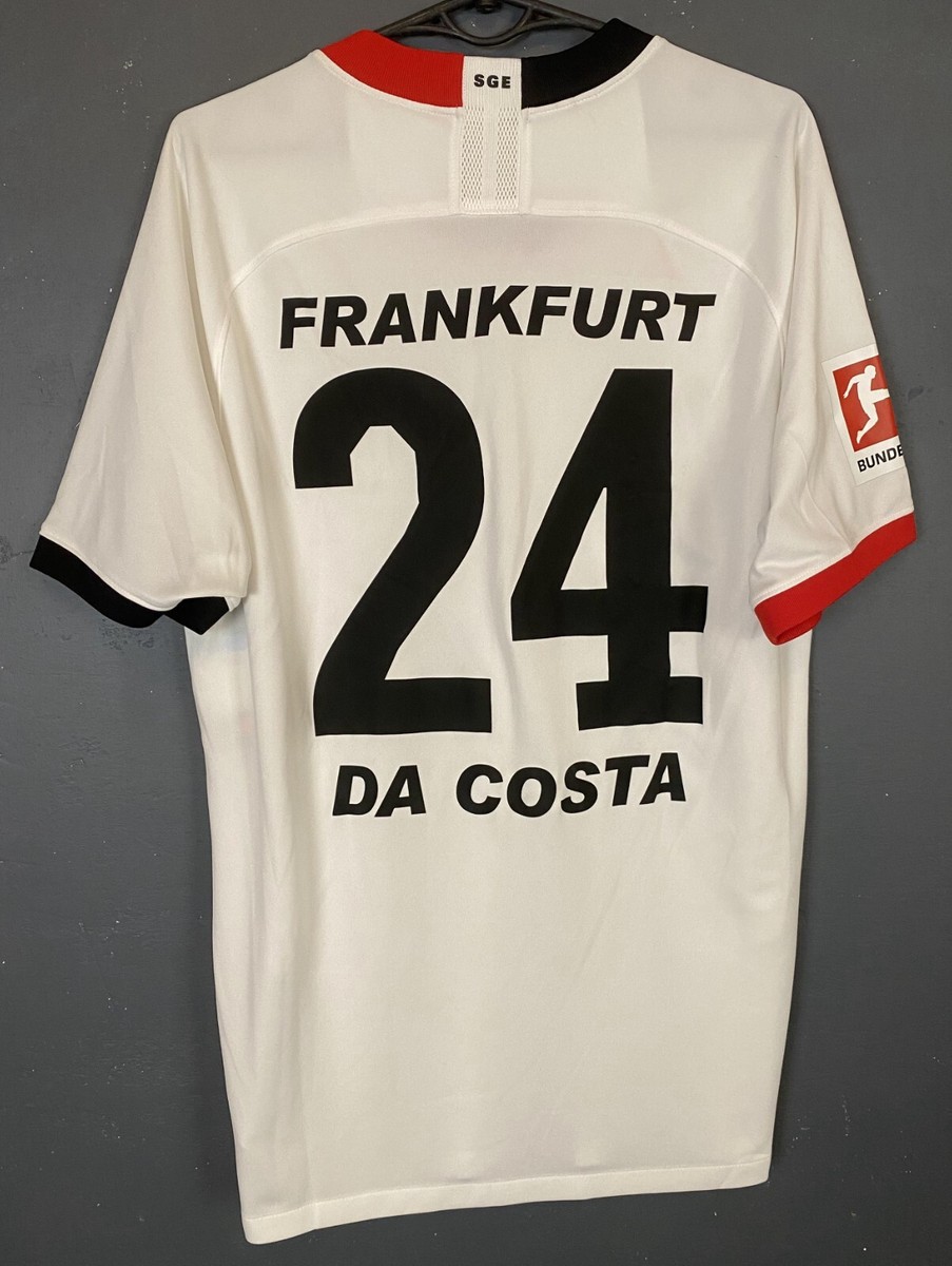 MEN'S EINTRACHT FRANKFURT 2019/2020 DA COSTA SOCCER FOOTBALL SHIRT