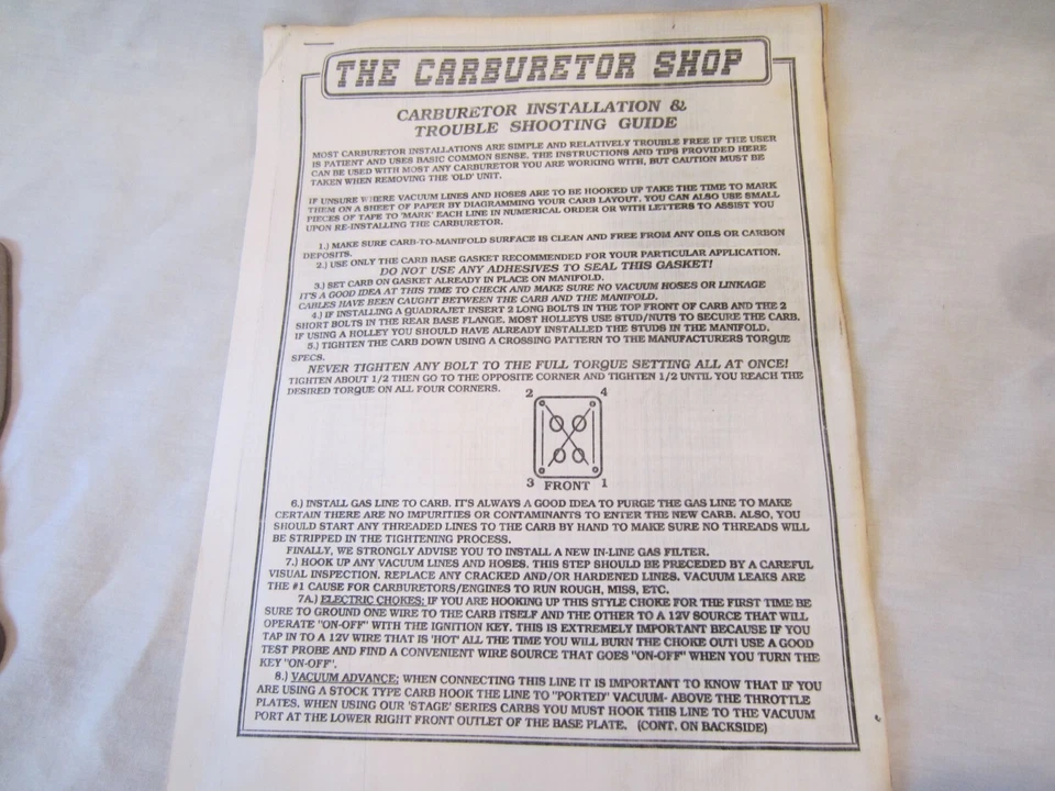 1971 Buick GS 455 Stage 1 Quadrajet Carburetor, 7041242, Date Code 2516, USED - Image 2 of 4