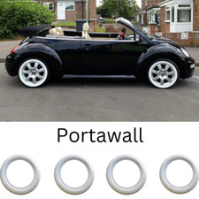 Whitewall 16 Portawall Tire Insert Trim Set Fits Ford Chevrolet Car Truck
