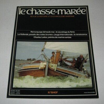 LE CHASSE MAREE NR. 19 1985, SEHR GUTER ZUSTAND, MARITIME GESCHICHTE, TANIO SCHLEPPER, HOLLAND, LEDUC