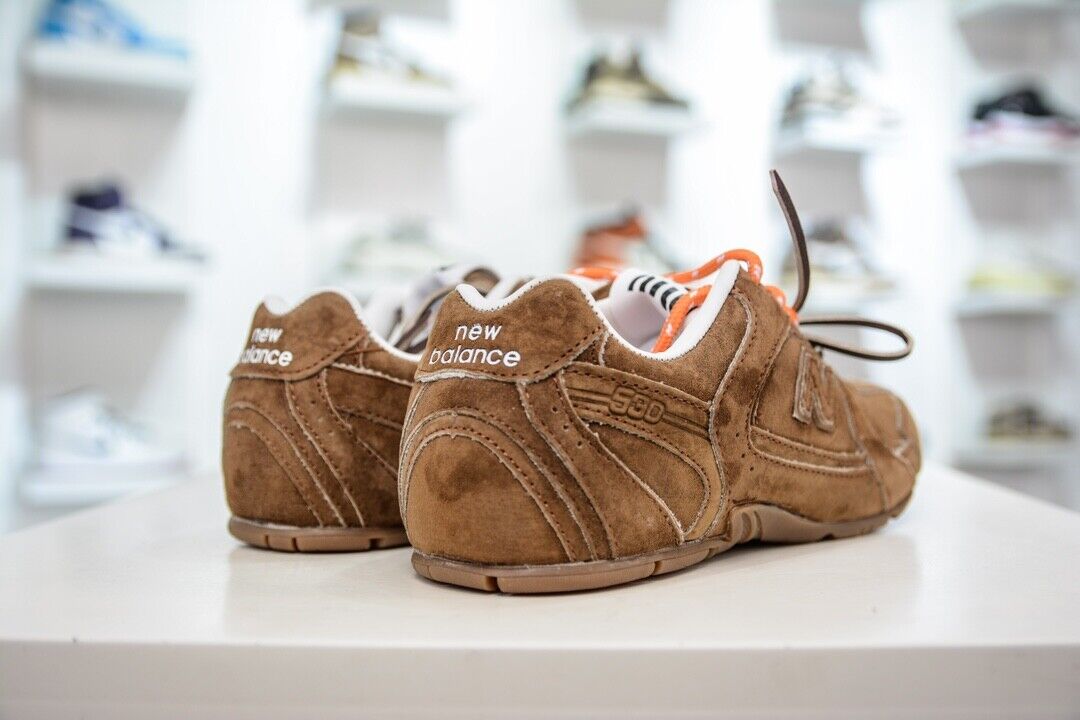 new pattern x Miu Miu 530 SL suede sports shoes brown women new pattern x Miu Miu 530 SL suede sports shoes brown women