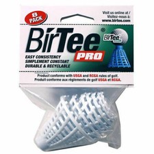 BirTee Pro Winter / Mat Golf Tees 8 Pack White Black Green Pink Orange Yellow