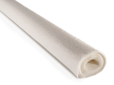 Krepppapier Rolle 90g (50 x 150cm) weiß (Farbton 350)