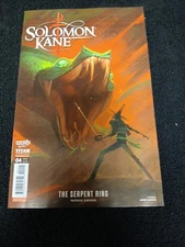 2025 TITAN COMICS SOLOMON KANE THE SERPENT RING #4 CASTILLO VARIANT COVER B NM