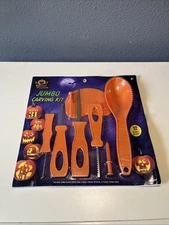 The Perfect Pumpkin, Pumpkin Jumbo Carving Kit.  12 Stencils & 8 Tools. New.