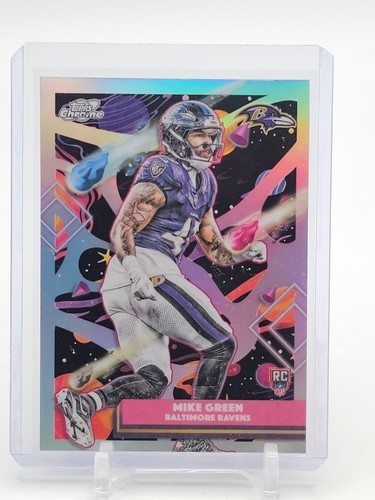 MIKE GREEN 2025 TOPPS COSMIC CHROME ROOKIE REFRACTOR #108 RAVENS Q2161